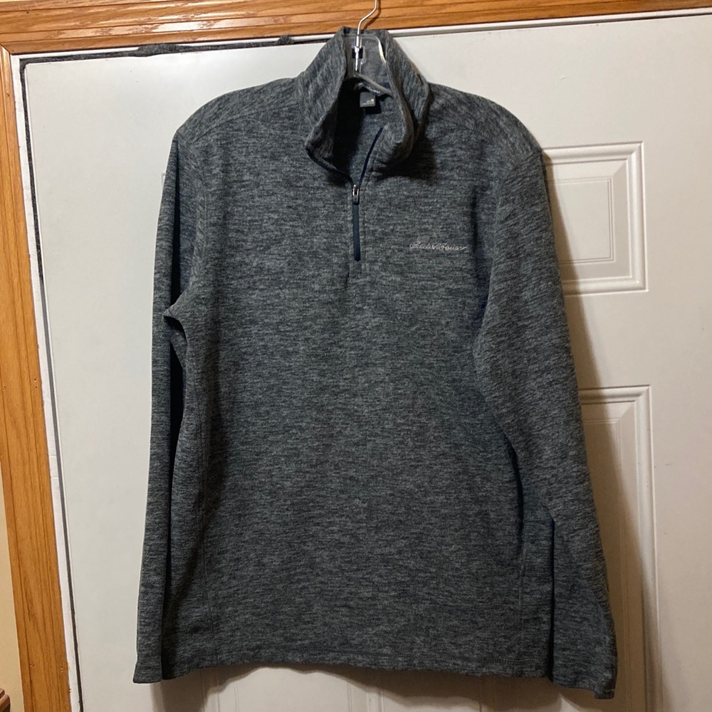 Eddie Bauer Fleece Quarter-Zip Pullover M‎